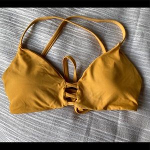 L*Space Flynn Strappy Laceup Bralette Bikini Top